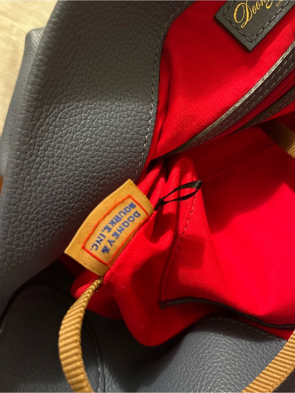 Dooney & Bourke Pebble Grain Logo Lock Sac Bag - Picture 11 of 11